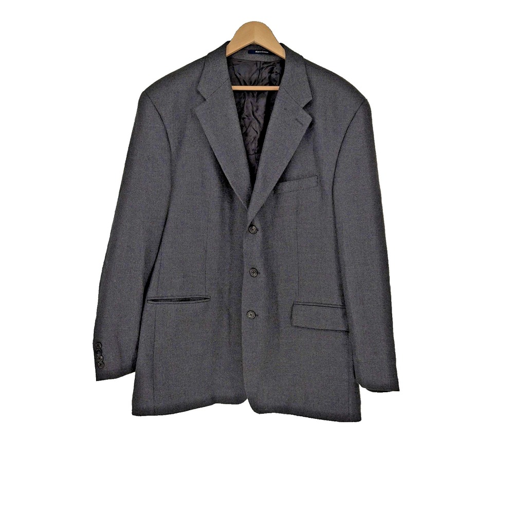 Vtg Polo University Club Ralph Lauren Wool Blazer Jacket Men's 48T 48 Tall